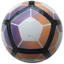 Factory PU Thermal Bonded Size5 Football Soccer Ball For Match